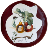FLORDALI, FRUITS TROUÉS, No.307 Red, D 35cm, Depth 5cm