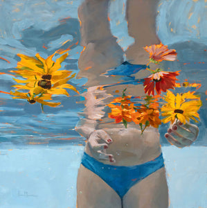 Bloom, 91x91cm